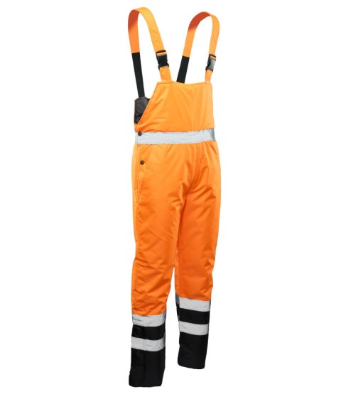 SPODNIE OGRODNICZKI HI-VI - KAT.II KLASA 2 - Pomarańczowy 2XL.