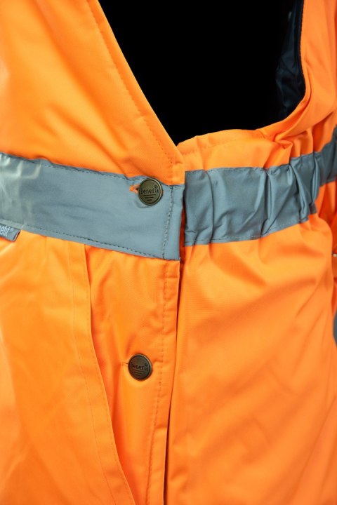 SPODNIE OGRODNICZKI HI-VI - KAT.II KLASA 2 - Pomarańczowy 2XL.