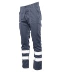 WAIST PANTS ODBLASK - Stalowy/odbask 17353 102