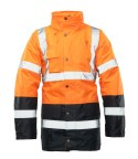 BENEFIT HI-VI KURTKA PARKA - KAT.II KLASA 3 - Pomarańczowy 3XL.