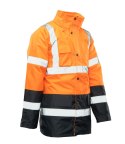 BENEFIT HI-VI KURTKA PARKA - KAT.II KLASA 3 - Pomarańczowy M