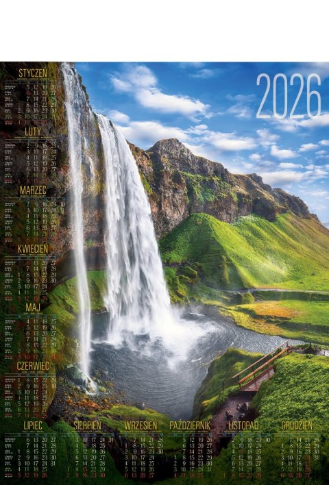 Kalendarz Plakatowy B-1, P02 - WODOSPAD 2027