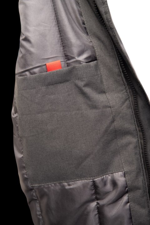 SEVEN KINGS PRO KURTKA STAL/CZERŃ - Stalowy 4XL.