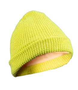 WOLBERG REFLECTO CZAPKA Z DZIANINY ŻÓŁTA - Żółty (_y) uniwersalny