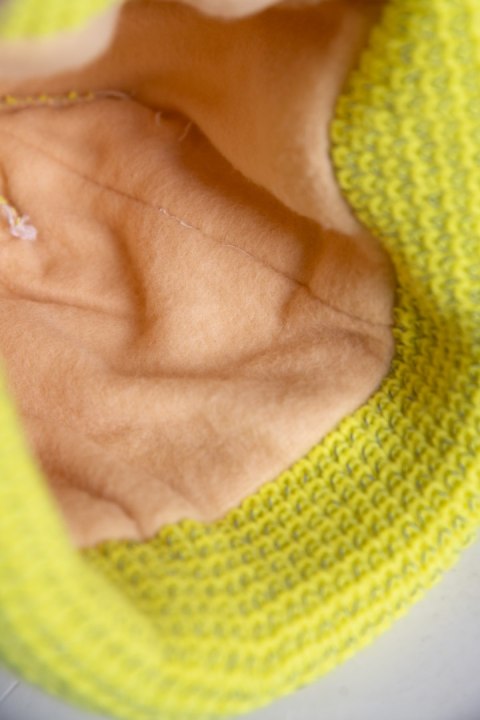 WOLBERG REFLECTO CZAPKA Z DZIANINY ŻÓŁTA - Żółty (_y) uniwersalny