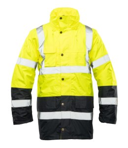 BENEFIT HI-VI KURTKA PARKA - KAT.II KLASA 3 - Żółty (_y) S