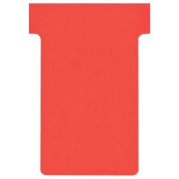 Karteczki T-Card Nobo, rozmiar 2, czerwone 100 szt. 2002003