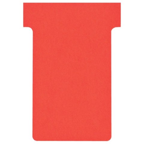 Karteczki T-Card Nobo, rozmiar 2, czerwone 100 szt. 2002003