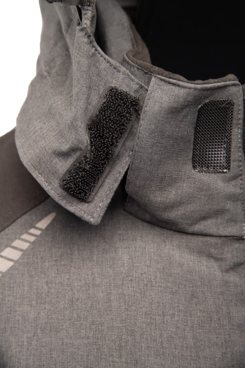 SEVEN KINGS PRO KURTKA STAL/CZERŃ - Stalowy 3XL.