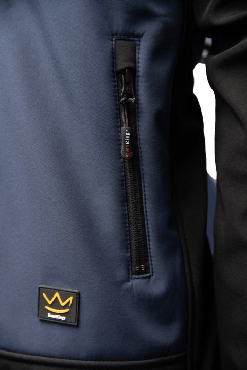 SEVEN KINGS SOFTSHELL NAVY - Granatowy 3XL.
