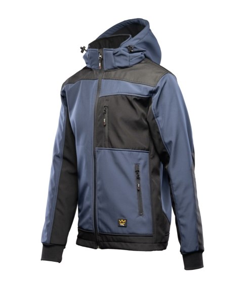 SEVEN KINGS SOFTSHELL NAVY - Granatowy XL