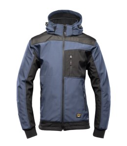 SEVEN KINGS SOFTSHELL NAVY - Granatowy L