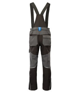 TOPAZ TOPAZ SPODNIE SOFTSHELL OCIEPLANE STAL/CZARNY - Stalowy 4XL.
