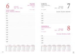 Terminarz A5 dzienny, okładka twarda K1-2026 , BESKIDY