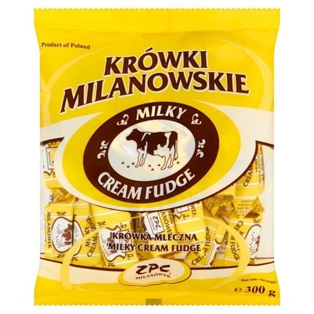 Krówki Milanowskie mleczne 300g ZPC MILANÓWEK