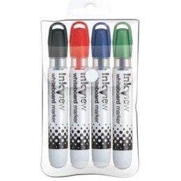 Marker do tablic suchościeralnych UNI PWB-202, zestaw 4 kolory UNPWB202/4C