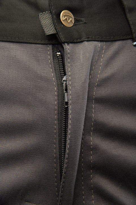 SPODNIE DO PASA DRIVE STALOWY - Stalowy 110