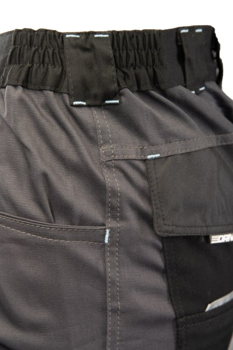 SPODNIE DO PASA DRIVE STALOWY - Stalowy 110