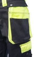 SPODNIE DO PASA SOLAR - Czarny-Żółty(cy) 60