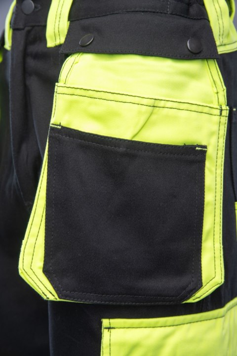 SPODNIE DO PASA SOLAR - Czarny-Żółty(cy) 60