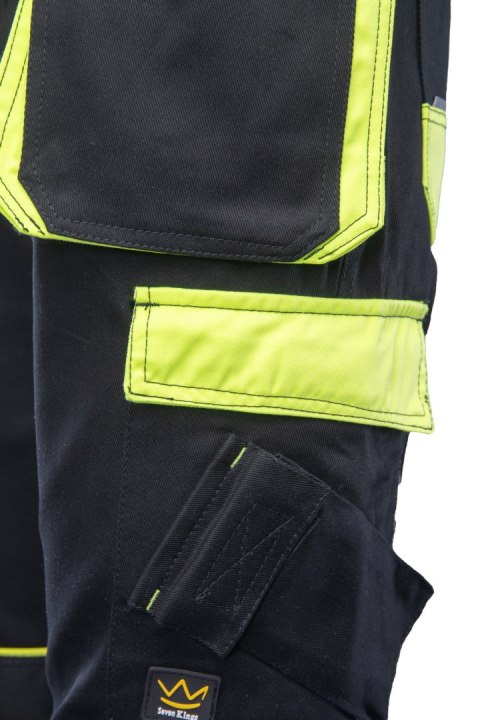 SPODNIE DO PASA SOLAR - Czarny-Żółty(cy) 60