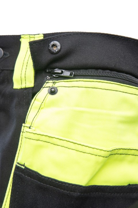 SPODNIE DO PASA SOLAR - Czarny-Żółty(cy) 60