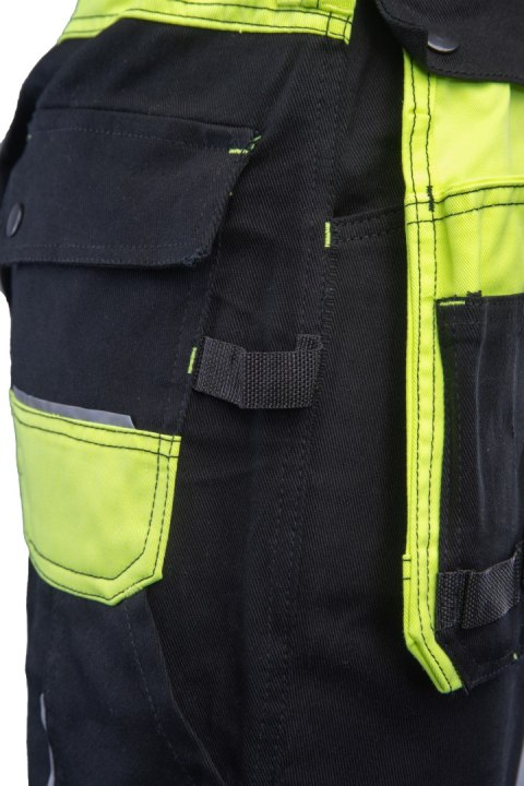 SPODNIE DO PASA SOLAR - Czarny-Żółty(cy) 60