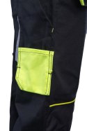 SPODNIE DO PASA SOLAR - Czarny-Żółty(cy) 60