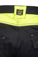 SPODNIE DO PASA SOLAR - Czarny-Żółty(cy) 62