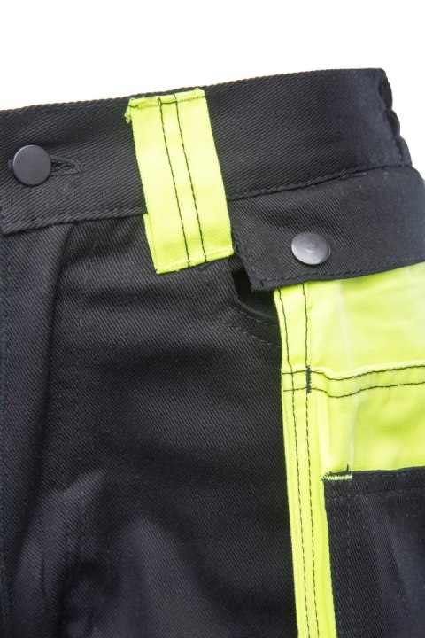 SPODNIE DO PASA SOLAR - Czarny-Żółty(cy) 62