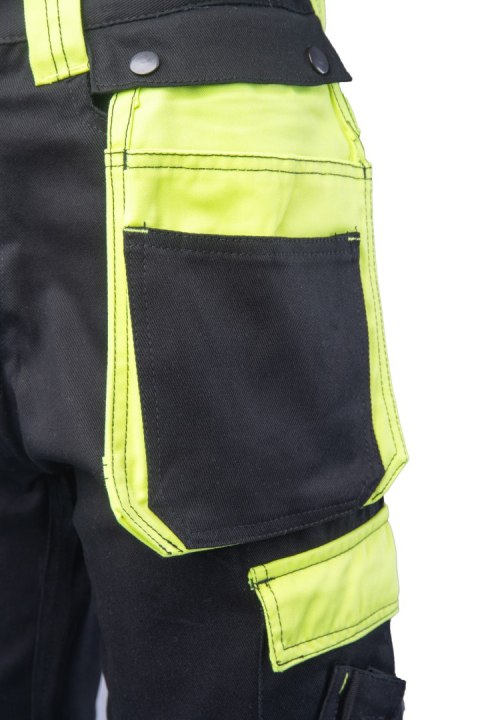 SPODNIE DO PASA SOLAR - Czarny-Żółty(cy) 62