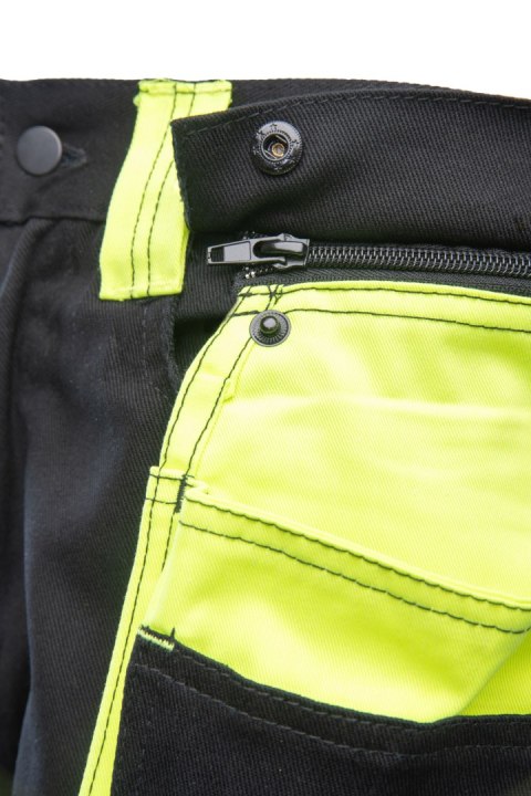 SPODNIE DO PASA SOLAR - Czarny-Żółty(cy) 62