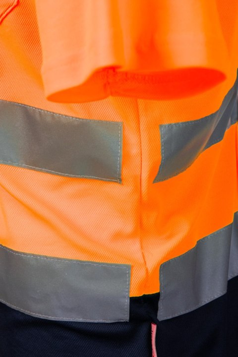 KOSZULKA POLO BRIXTON FLASH 50/50 POMARAŃCZ KAT. II BF012