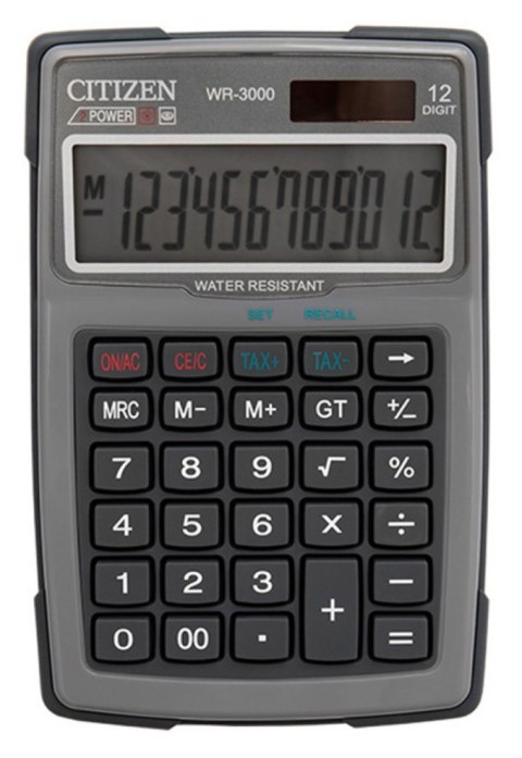 Kalkulator specjalny CITIZEN WR3000NRGYE WR3000GY