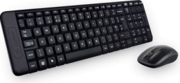 Klawiatura + mysz LOGITECH MK220 czarna 920-003161 bezprzewodowa zestaw