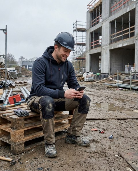 SEVEN KINGS BLUZA DRESOWA Z KAPTUREM PRO GRAFIT