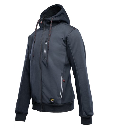 SEVEN KINGS BLUZA DRESOWA Z KAPTUREM PRO GRAFIT