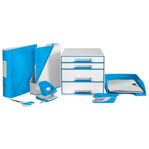 Półka na dokumenty LEITZ Plus niebieska WOW 52263036 Półka na dokumenty LEITZ Plus niebieska WOW 52263036