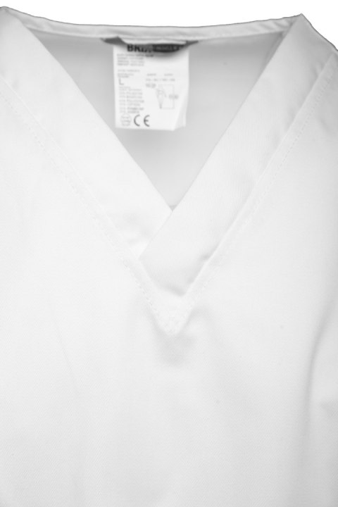 BRIXTON WHITE BLUZA KRÓTKI RĘKAW MĘSKA BIAŁA