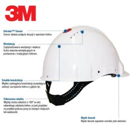 HEŁM OCHRONNY 3M SOLARIS CUV G3000 NIEBIESKI