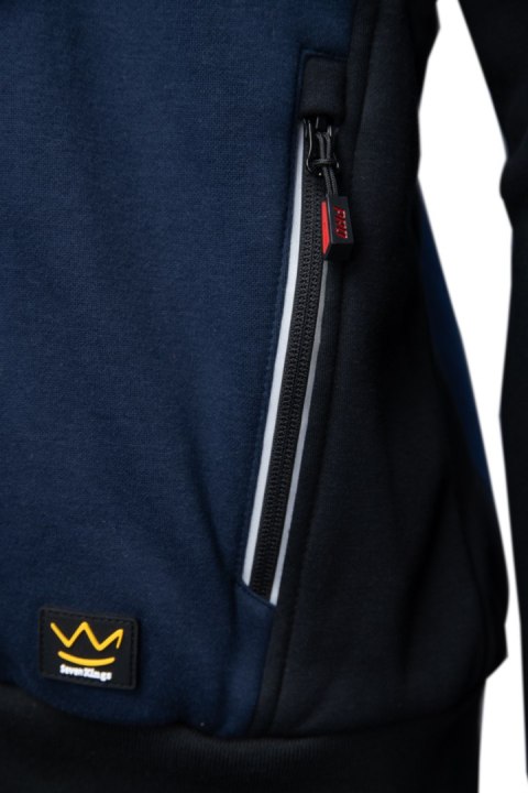 SEVEN KINGS BLUZA DRESOWA Z KAPTUREM PRO GRANAT