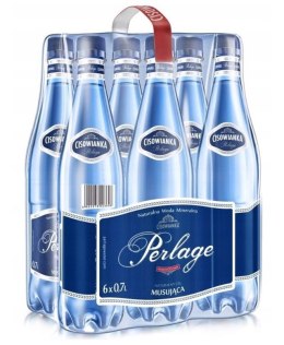Woda CISOWIANKA 0.7l Perlage gazowana PET zgrzewka 6 szt. KAUCJA