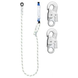 AMORTYZATOR Z LINKĄ REGULOWANĄ LB100 I ZATRZAŚNIKAMI 2x AZ002 DŁ. 2 m