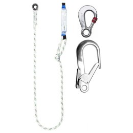 AMORTYZATOR Z LINKĄ REGULOWANĄ LB100 I ZATRZAŚNIKAMI AZ003 I AZ023 DŁ. 2 m