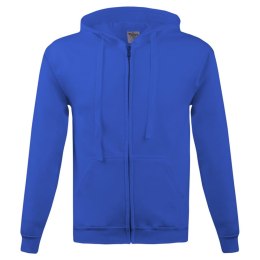 BLUZA Z KAPTUREM ZAPINANA 280G NIEBIESKA S,L-2XL