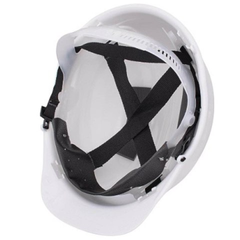 HEŁM PRZEMYSŁOWY BRATEK-3 Z PASKIEM BIAŁY