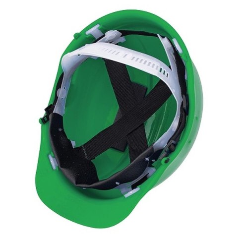 HEŁM PRZEMYSŁOWY BRATEK-3 Z PASKIEM ZIELONY
