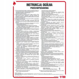 INSTRUKCJA PPOŻ - INSTRUKCJA OGÓLNA PRZECIWPOŻAROWA - DB 001 DN CN