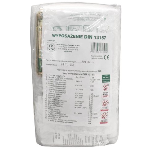 WYPOSAŻENIE DO APTECZKI DIN13157