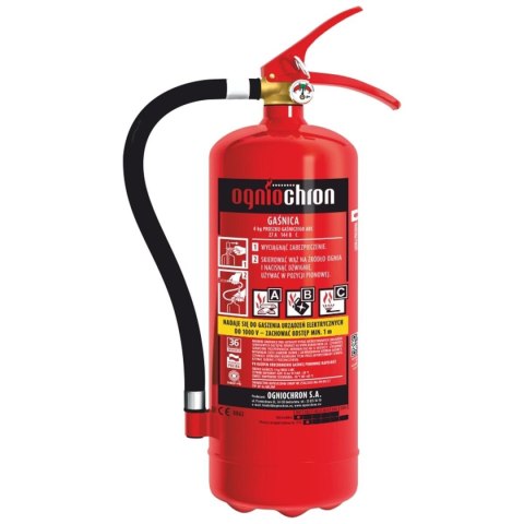 GAŚNICA PROSZKOWA 6 KG GP-6x ABC/MP